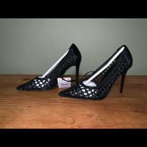 Zara Woven High Heel Shoe